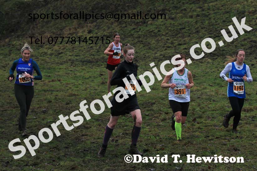 Senior womens 2022 North Eastern Harrier League, Thornley Farm, Peterlee, County Durham. Photo: David T. Hewitson/Sports for All Pics